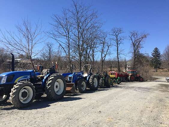 tractors out for 2018 season